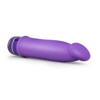 Blush Purity - 7.5 Inch Platinum Cured Puria Silicone G Spot Vibrator Dildo - Enveloped in Satin Smooth Ultrasilk - Powerful, No