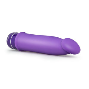 Blush Purity - 7.5 Inch Platinum Cured Puria Silicone G Spot Vibrator Dildo - Enveloped in Satin Smooth Ultrasilk - Powerful, No