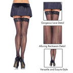 Sheer Stocking W/Back Seam Lac