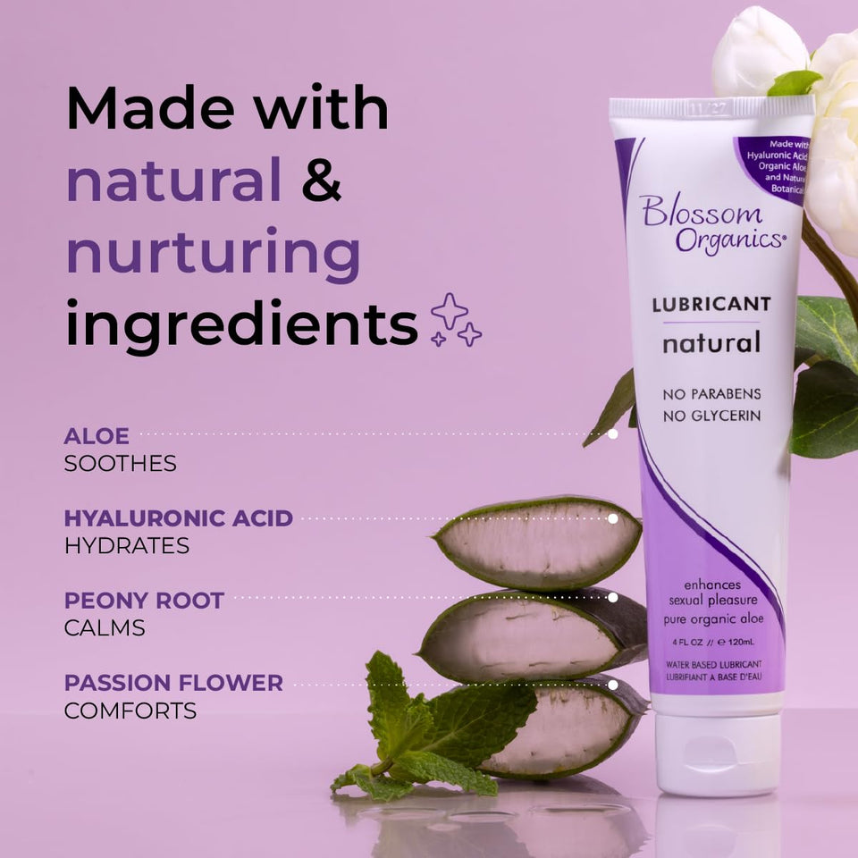 Blossom Organics Natural Lubricant 4Oz