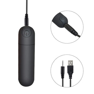 G Spot Bullet Vibrator Nipple Clitorals Stimulator USB Rechargeable for Travel - 10 Modes Portable Waterproof Mini Vaginal Anal