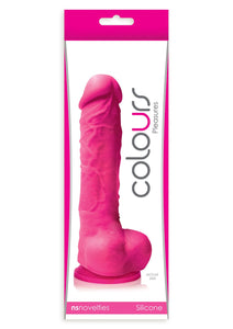 Colours Pleasures Silicone Dong Dildo, Pink, 5 Inch