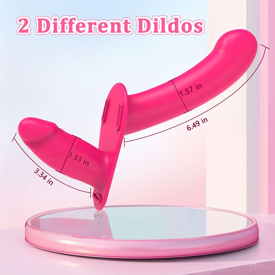 Strap on Dildo Vibrator Vibrating Dildo Strap on Harness Double Dildo Lesbian Sex Toys Couples Adult Toys Dildo Harness Adjustab