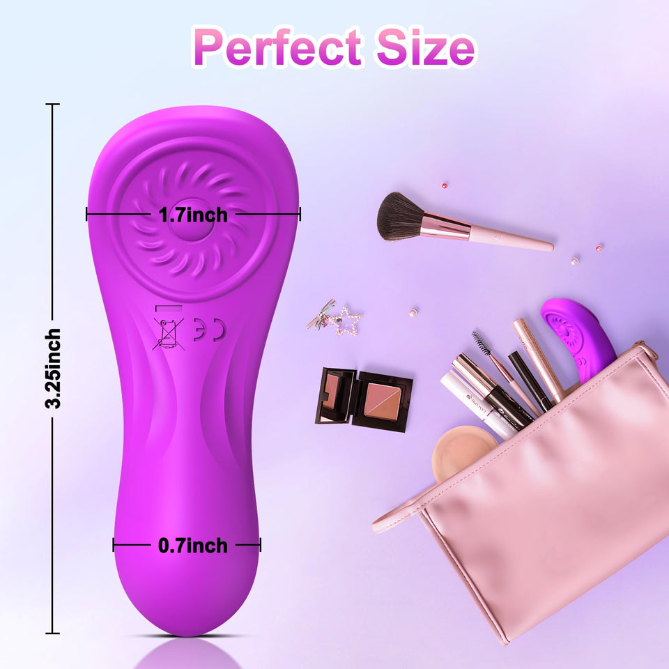 Wearable Panty Vibrator, 1.5 OZ Ultra-Light Butterfly Clitoral Vibrator with Magnetic Closure, Remote Control Vibrating Panties,
