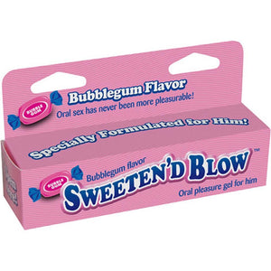 Little Genie SweetenD Blow Oral Pleasure Gel Bubble Gum 1.5 Ounces