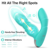 Adult Sex Toys for Women Pleasure - Wearable Thrusting Dildo with App&Remote Control Vibrators with 9 Powerful Strapless Strap-O