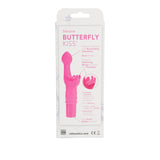 CalExotics Novelties Silicone Butterfly Kiss, Pink, 0.28 Pound