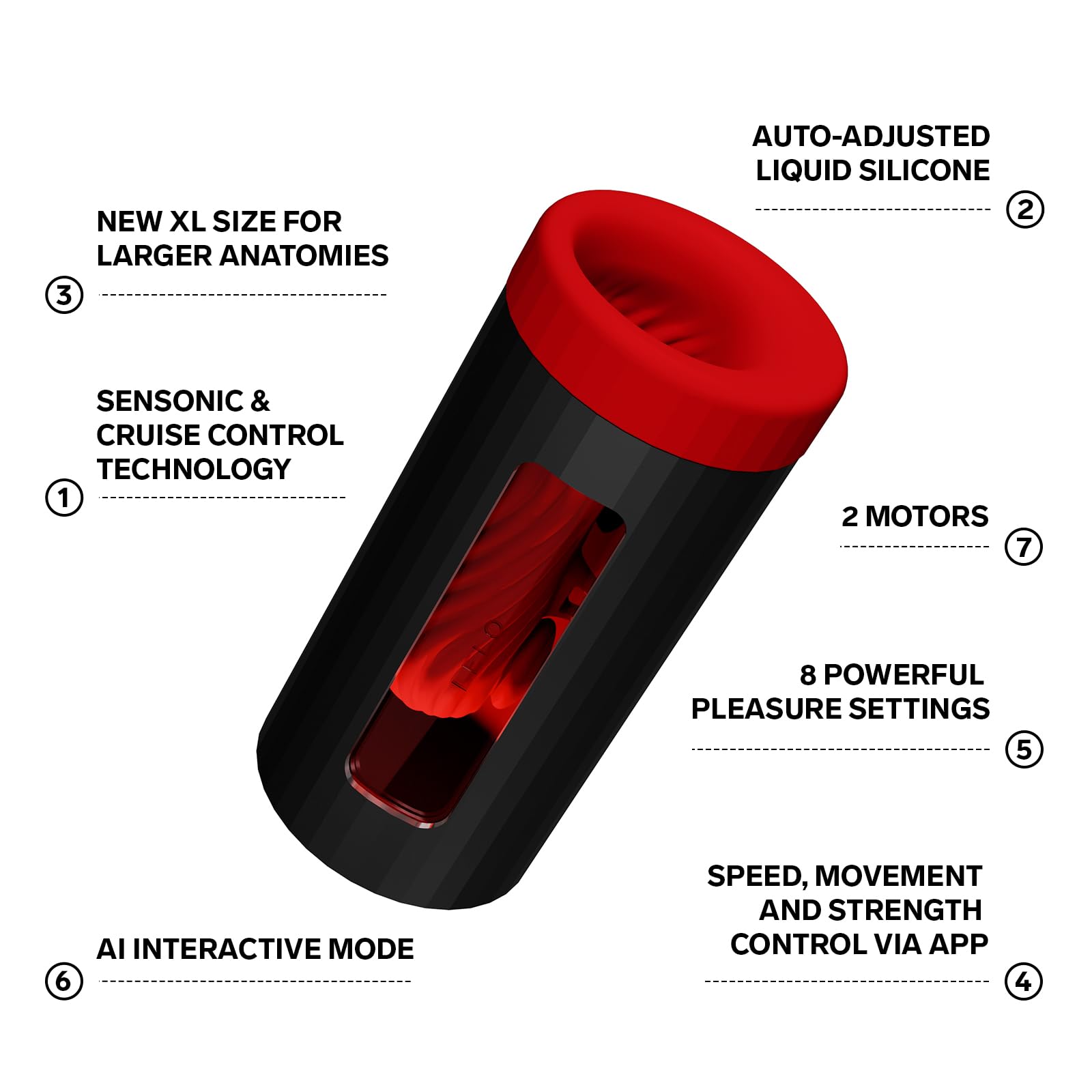 Lelo F1S V3 Xl Red (Net)