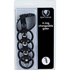 5 Ring Black Rubber Changeable Gates Of Hell
