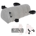 Inflatable Sex Toy Pillow with BDSM Bondage - Adjustable Restraints Extra-Long Pillow Cushion for Couples, Includes 4 Cuffs for