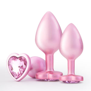 Anal Butt Plug Sex Toys - UTIMI Anus Plug with Crystal Diamond Base Adult Anal Trainer Kit Anal Bead for Women Men and Beginners