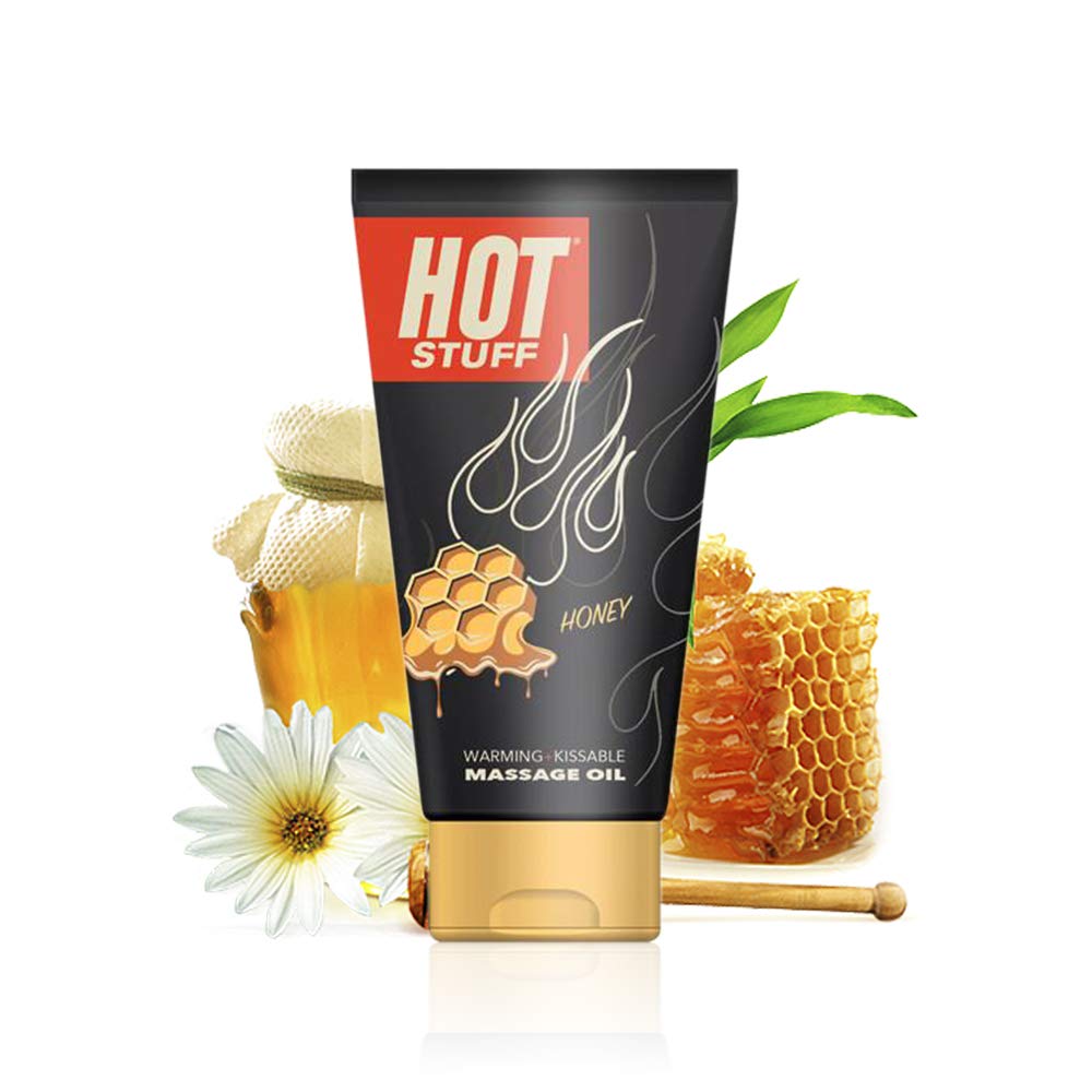 Topco Hot Stuff Warming Oil, Honey, 6 Fluid Ounce (177 Ml) Tube
