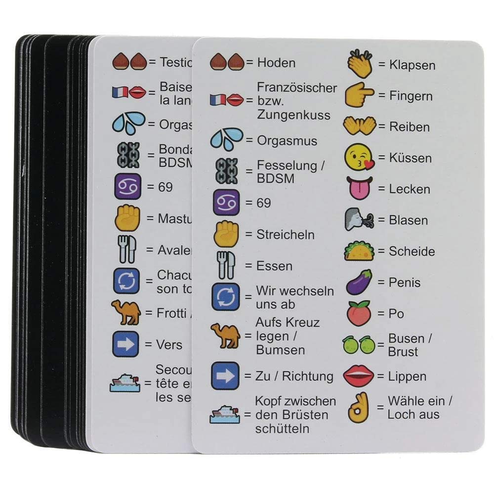 Dtf Card Game The Sex Emoji Card Game
