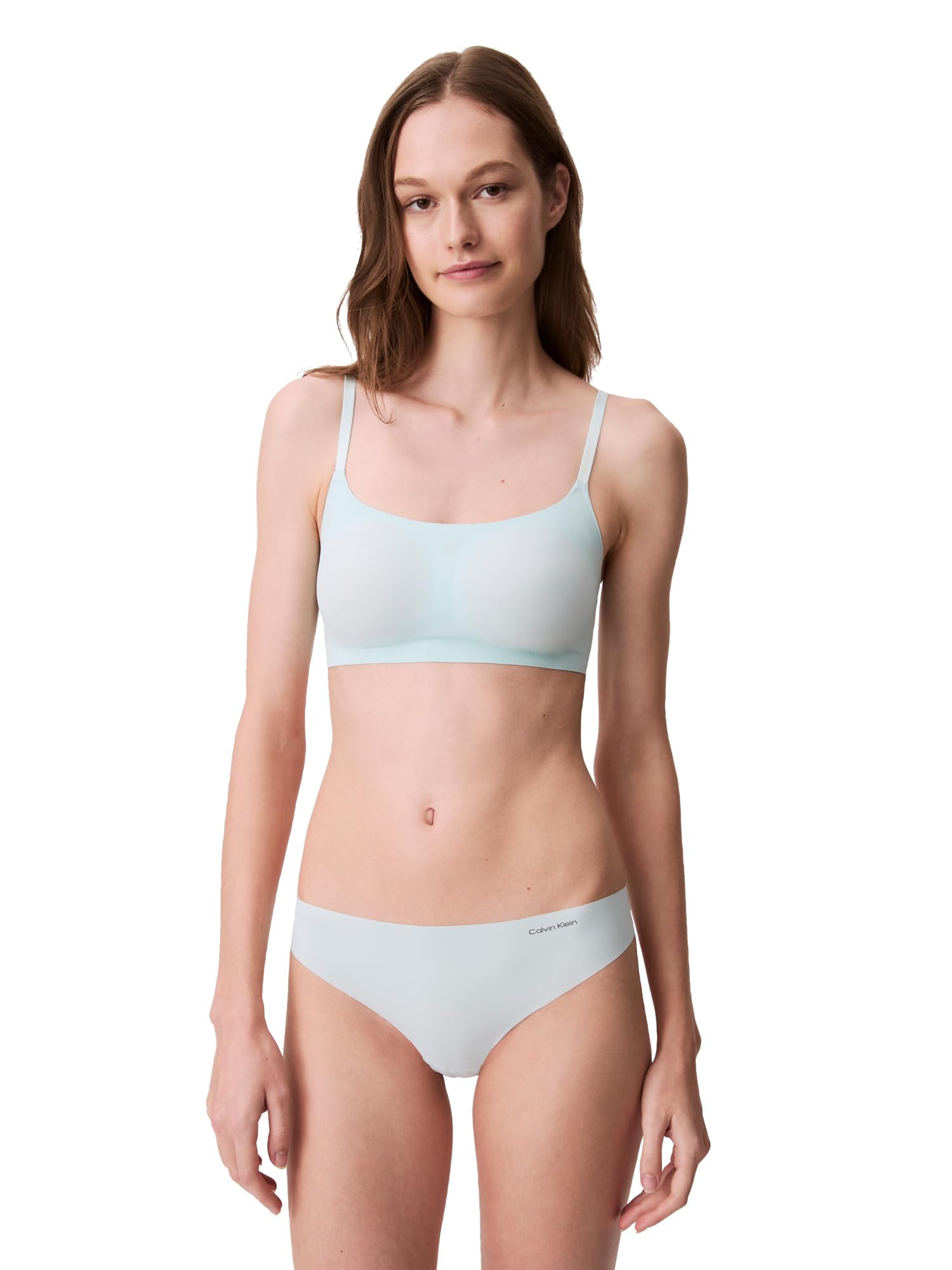Calvin Klein Invisibles Comfort Seamless Adjustable Skinny Strap Bralette Bra
