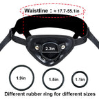 Adjustable Sex Strap On Harness for Women, Wide Bondage strapon with 4 Units Ring Strapless All Dildo Straps, Adult Sex Toy for