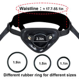 Adjustable Sex Strap On Harness for Women, Wide Bondage strapon with 4 Units Ring Strapless All Dildo Straps, Adult Sex Toy for