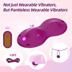 Wearable Panty Vibrators Sex Adult Toys and Games, Rose Women Mini Vibrator with 10 Vibration Modes Vibrating Panties Panty Clit