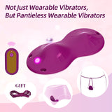 Wearable Panty Vibrators Sex Adult Toys and Games, Rose Women Mini Vibrator with 10 Vibration Modes Vibrating Panties Panty Clit