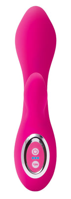 Evolved Novelties Marilyn Silicone Rechargeable Dual Vibe Waterproof, Pink, 7 Inch