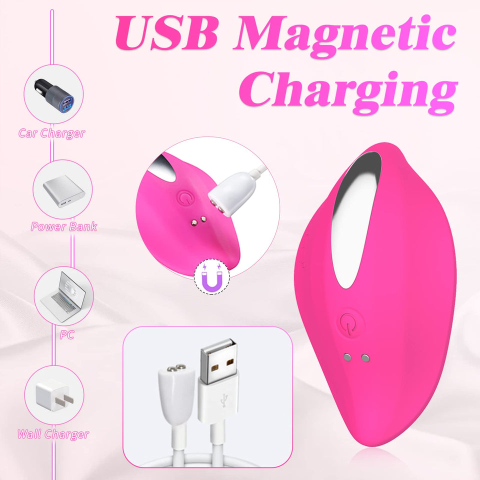 Wearable Panty Vibrators Adult Sex Toys for Women or Couples, Remote Control Clit Mini Vibrator with 12 Vibrating Modes Vibratin