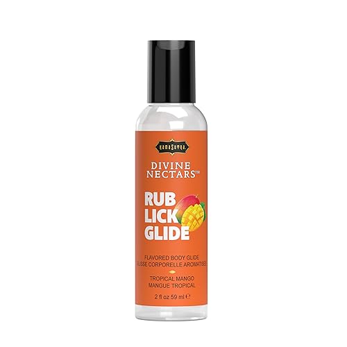 Divine Nectars Flavored Body Glide - Tropical Mango - 2 Fl. Oz. 59Ml