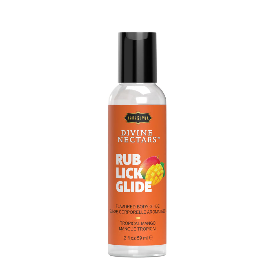 Divine Nectars Flavored Body Glide - Tropical Mango - 2 Fl. Oz. 59Ml