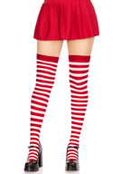 Nylon Stocking W/ Stripe O/S W