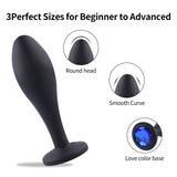 Anal Plugs Adult Sex Toy,3pcs Jeweled Anal Toys Anal Training Kit Adult Sex Toys Games Small Butt Plug,Personal Anal Plug for Ad