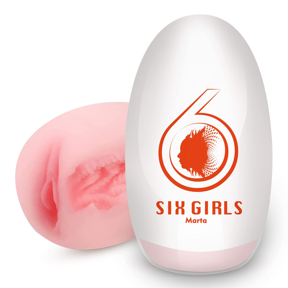 Male Masturbator Egg, Lilecemie Portable Pleasure Pocket Pussy Stroker with 3D Realistic Textured Vagina Ultra Soft Stretchy Mal