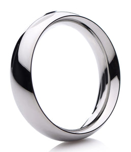 Master Series Stainless Steel Cock Ring, Medium