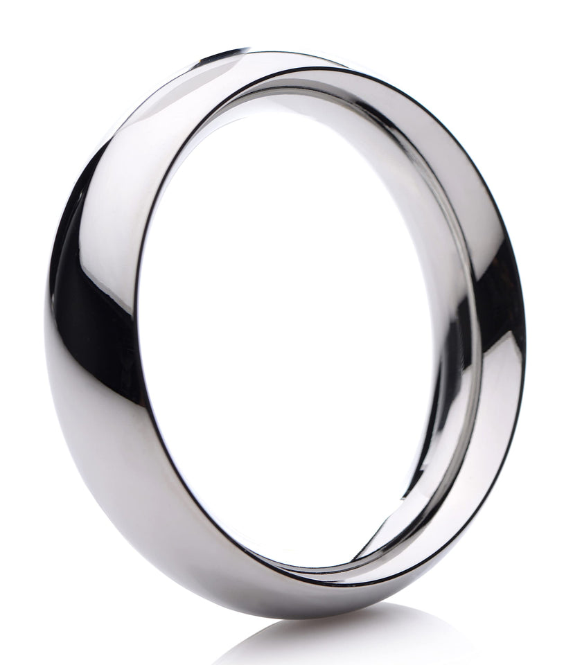 Master Series Stainless Steel Cock Ring, Medium