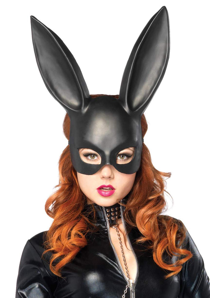 Bondage Bunny Mask O/S Black