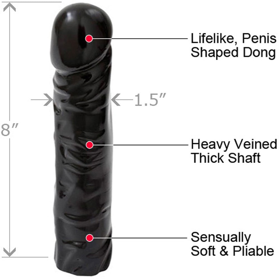 (Bulk) Classic Dong Black 8In