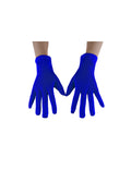 Seeksmile Adult Spandex Gloves Wrist Length Halloween Cosplay Costume Glove (Free Size, blue)