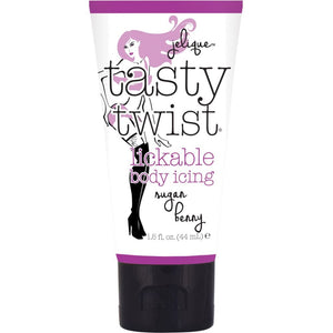 (D) Tasty Twist Lickable Body Icing Sugar Berry 1.5 Oz