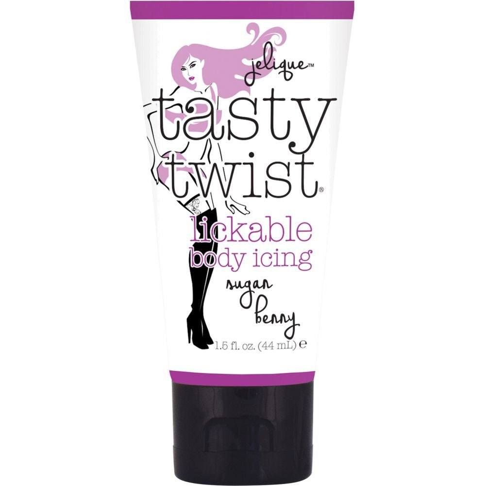 (D) Tasty Twist Lickable Body Icing Sugar Berry 1.5 Oz