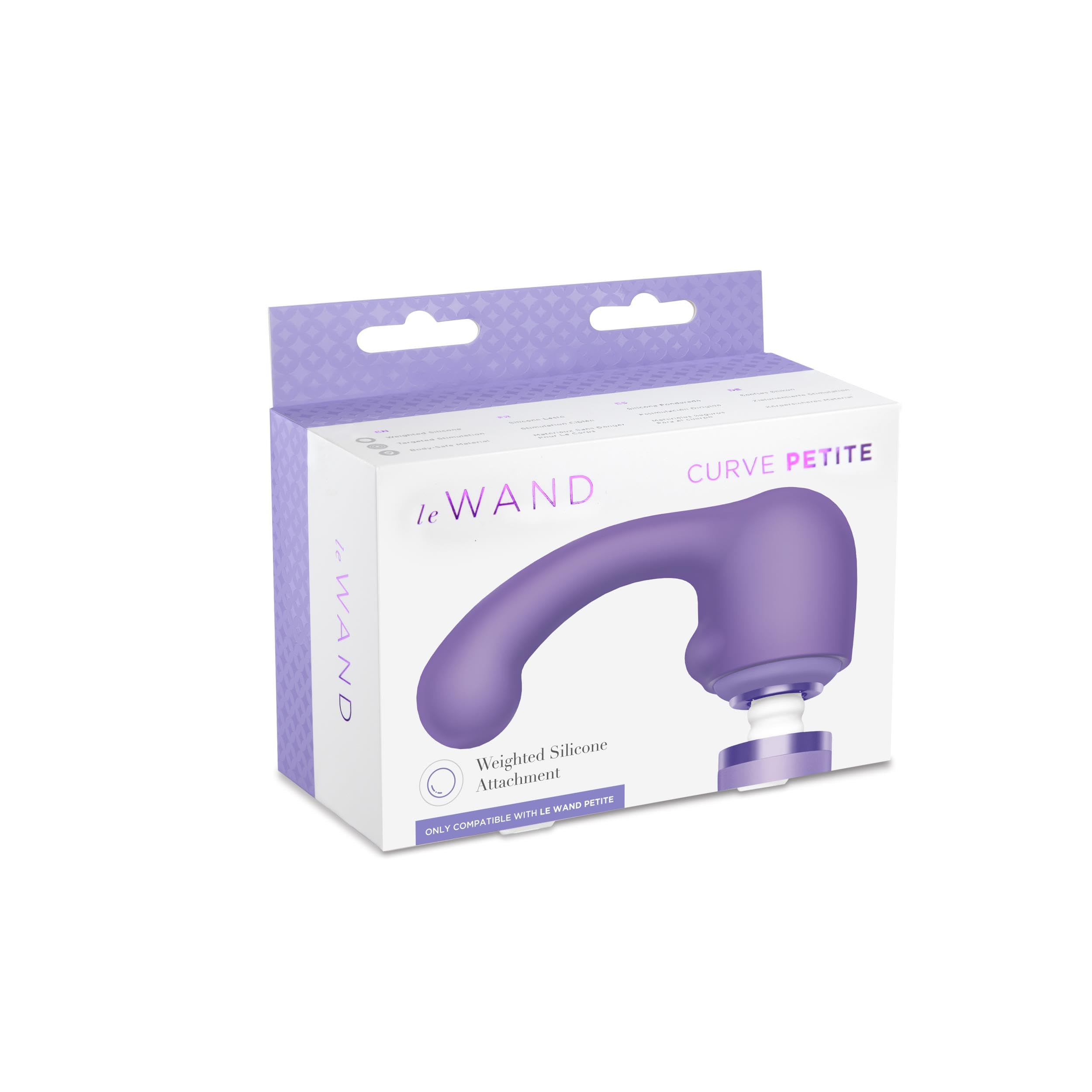 Le Wand - Curved Petite Weighted Silicone Attachment For Petite Rechargeable Massager