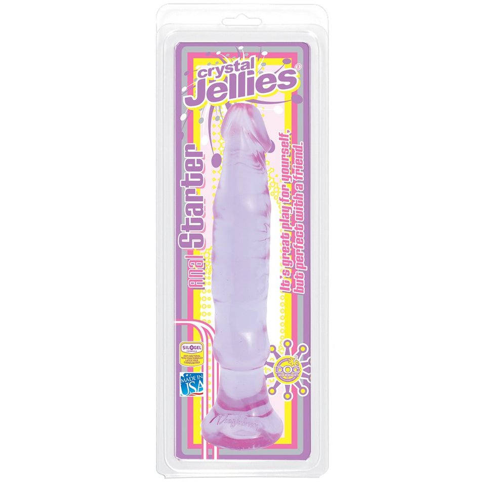 Crystal Jellies Anal Starter Purple 6In