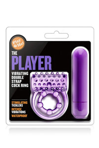 Blush 65159: Play With Me - Player Vibrating Double Strap Purple