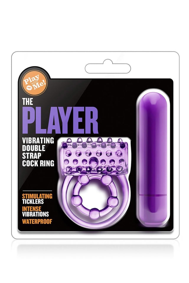 Blush 65159: Play With Me - Player Vibrating Double Strap Purple