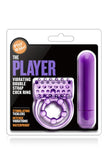 Blush 65159: Play With Me - Player Vibrating Double Strap Purple