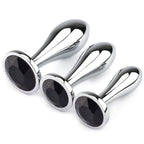 Anal Plug Adult Sex Toys, 3Pcs Anal Butt Plug Set Metal Butt Plug Sex Toys Luxury Jewelry Design Fetish Anal Toys for Adult Unis