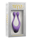 Doc Johnson Tryst V2 - Multi-Erogenous Zone Bendable Silicone Vibrator & C-Ring With Remote - 3 Powerful, Quiet 10-Function Moto