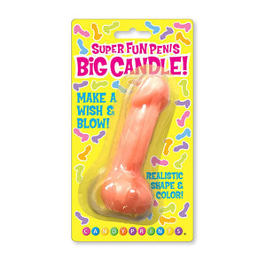 Super Fun Big Penis Candle, Brown