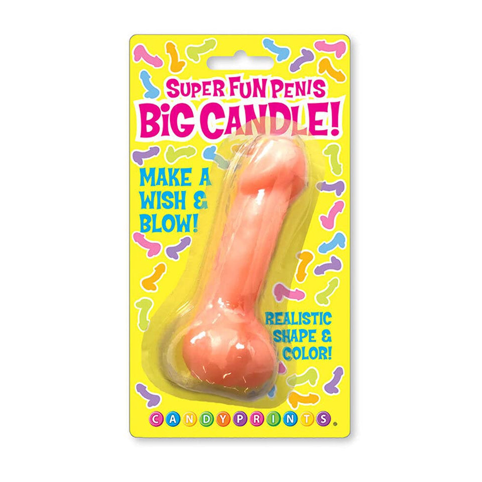 Super Fun Big Penis Candle, Brown