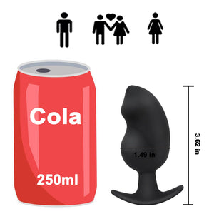 Butt Plugs Silicone Sex Toys Anal Plugs Anal Adult Sex Toys & Games Anal Training Kit with Curved Base & Slender Waist Prostate