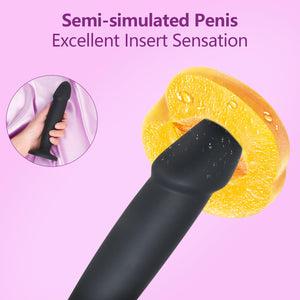 Anal Dildo Anal Plug Training Sets Black Dildo for Beginners Anal Plug Lifelike Dildos with Strong Suction, Realistic Penis G-Sp