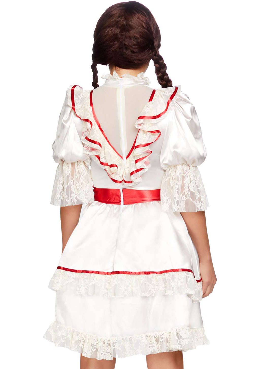 Leg Avenue Haunted Doll, Features Satin L Off White Color
