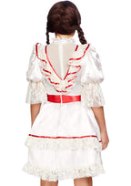 Leg Avenue Haunted Doll, Features Satin L Off White Color