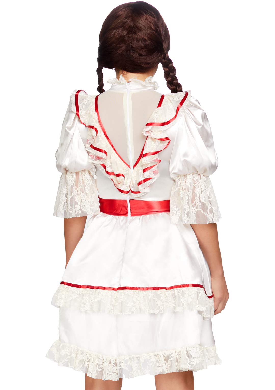 Leg Avenue Haunted Doll, Features Satin L Off White Color
